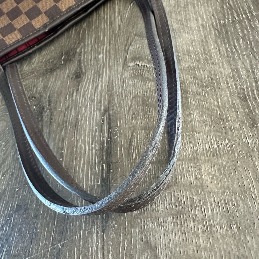 Louis Vuitton Brown Checkered Tote - Picture 5 of 8